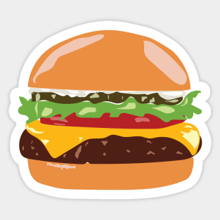 Chee$e Burger Sticker